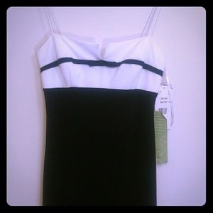 Betsy & Adam long sheath dress size 6